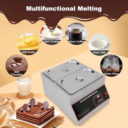 Máquina para fundir chocolate 500W 12kg 4 cilindros acero inox miniatura 6
