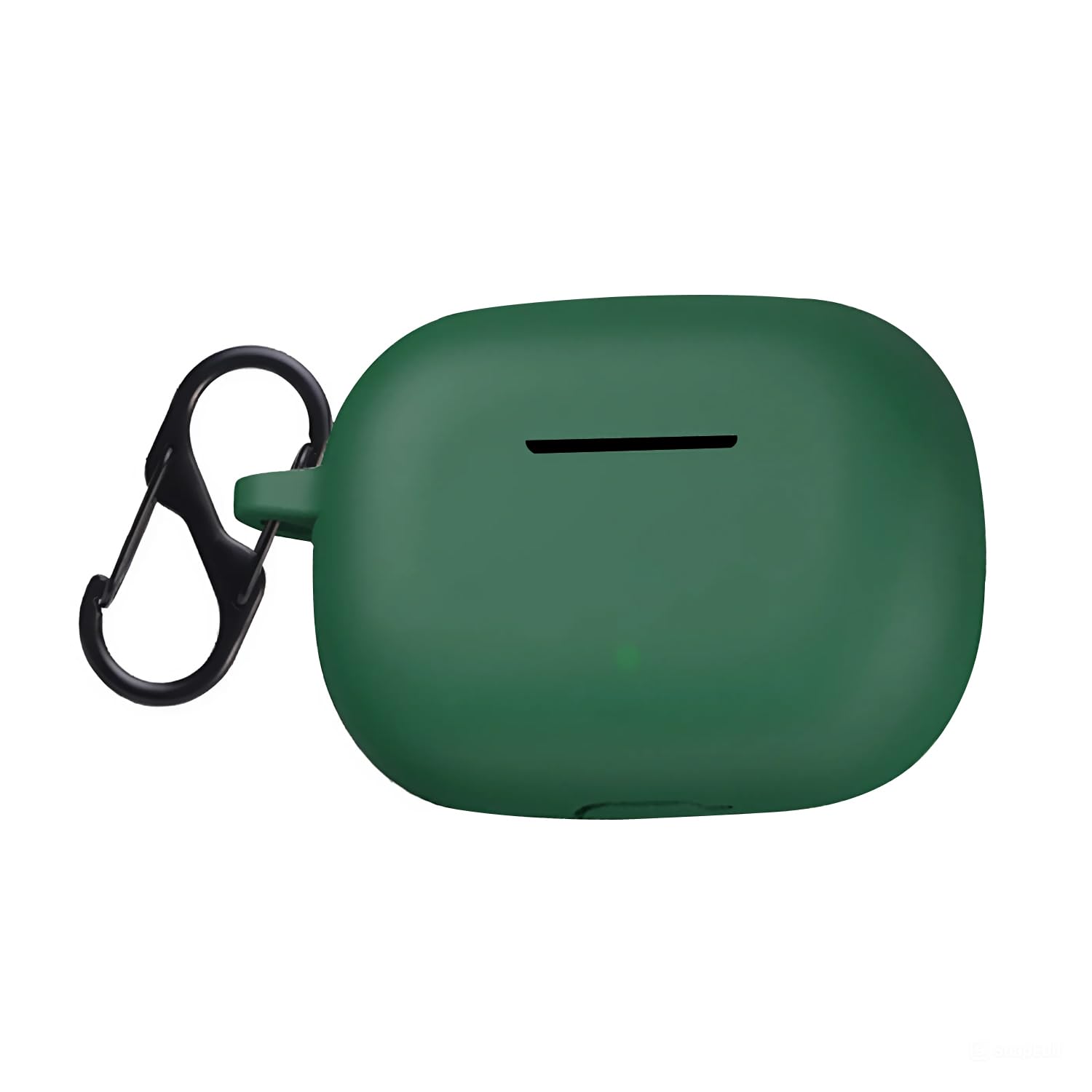 Prolet Premium Silicone Case Cover Compatible with Realme Buds T310, Soft Silicone 360° Full Protection Shockproof Case Cover with Hook-Green-picture-0
