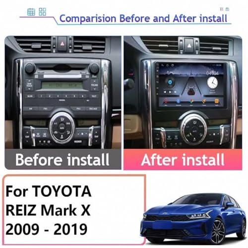 Carplay para Toyota REIZ Mark X 2009-2019: actualiza tu coche viejo con pantalla inalámbrica 2