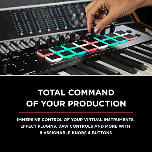 M-Audio Oxygen Pro 25 – 25 Key Usb Midi Keyboard Controller With Beat Pads, Midi Assignable Knobs & Buttons And Software Suite Included,Black #TOP2