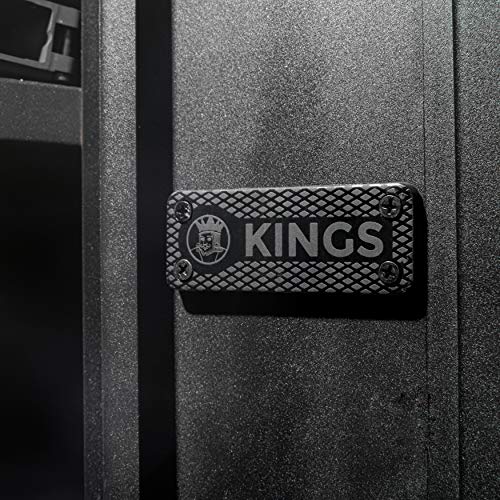 Kings Magnet Gun Holder | Rubber Coated Magnetic Concealment Mount For Pistols, Rifles And Shotguns For Men And Women | Hidden Storage For Vehicle, Truck, Car, Bedside Or Home, 1 Pack #TOP7