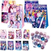 ZXTGBQ Bolsas CumpleañOs Infantil, Bolsas Regalo, 12 bolsas de