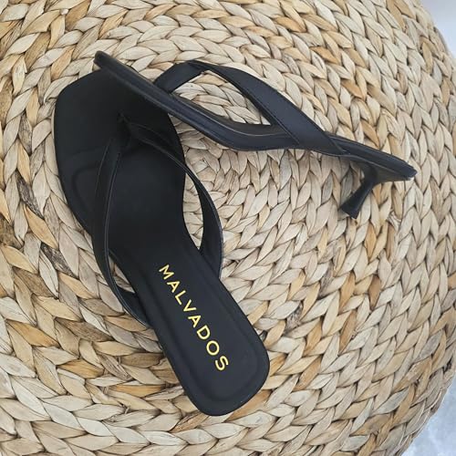 Malvados Women's LBK Kitten Heel, Noir, 9 by Malvados - Image 2