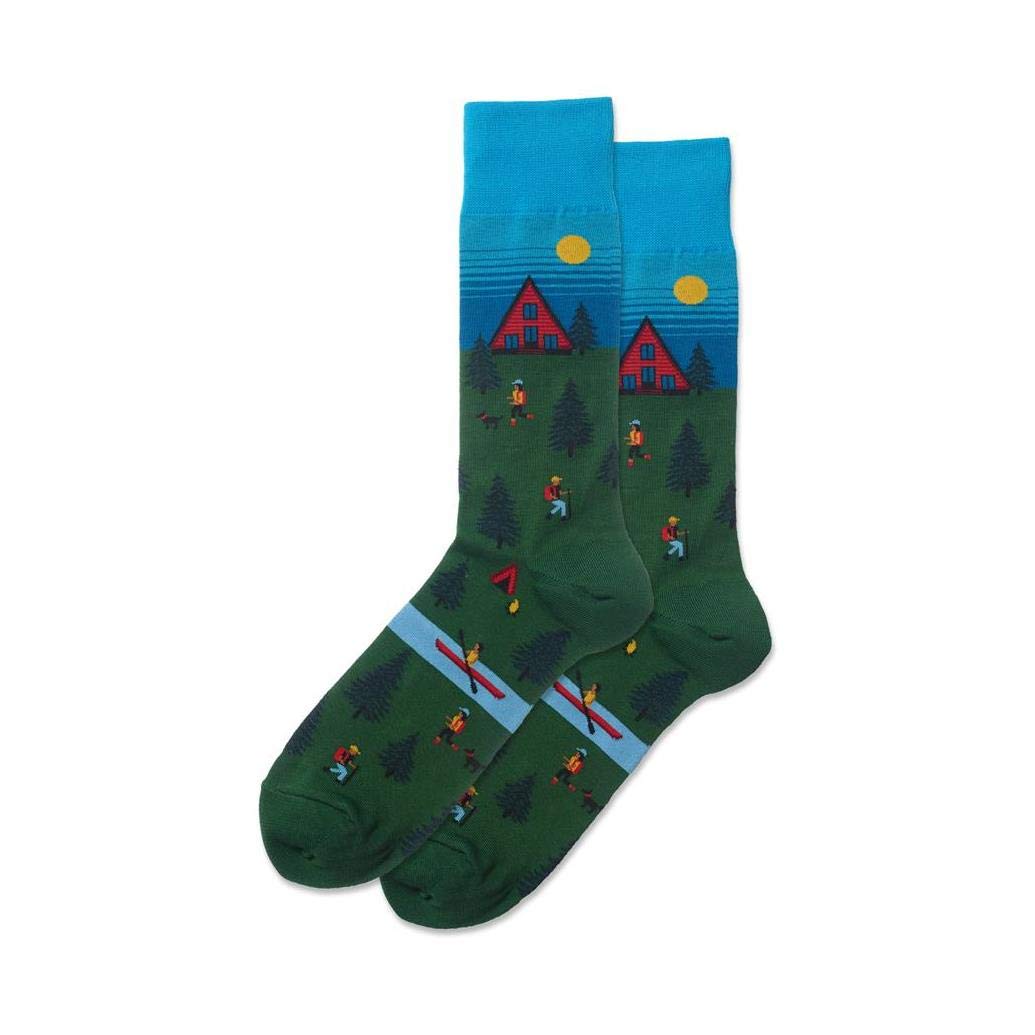 Chaussettes de cabine vertes confortables Hotsox Large d'intérieur - 2