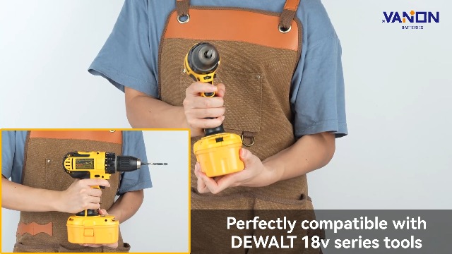 Amazon.com: VANON 4.8Ah Ni-Mh Replacement for Dewalt 18v Battery