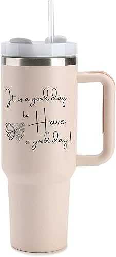 Miniatura 1 de Regalo de agradecimiento para mujeres, regalos inspiradores de cumpleaños para mujeres, regalos de jubilación para mujeres, vaso de 40 onzas con asa