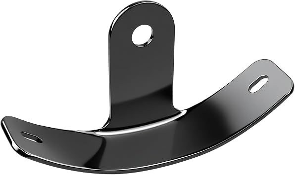 Rear License Plate Bracket Fit for Harley Davidson Sportster 48 72 Iron 883 1200 Nightster Roadster 1993-2026, Side Mount License Plate Curved 1/2" Shock Mount