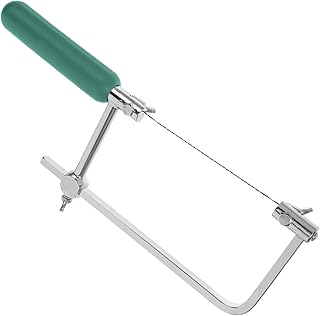 Angoily Scie à Métaux Mini U Forme de Courbe pour Bijoux Arc de Scie Précis et Outil Portable DIY pour Découpe Fine et Travaux de Bricolage