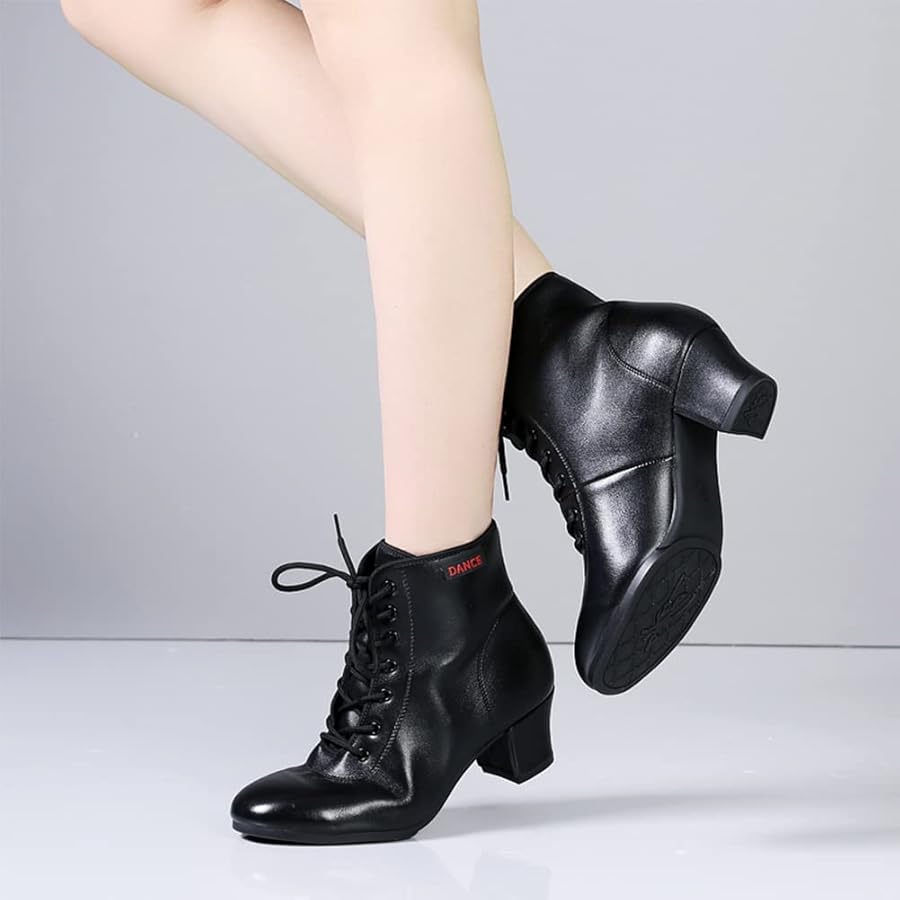 Amazon.com | HROYL Women's Line Dance Boots Close Toe Ballroom