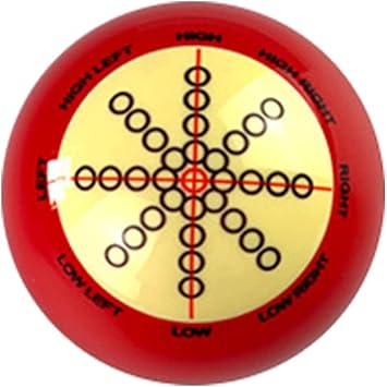 Scott Edward Billiard Cue Ball, Red, 2.25in