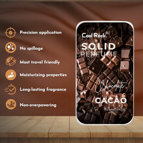 Image of Solid Perfume Combo - Floral & Cacao | Long Lasting Solid Wax Perfume for Men & Women | Alcohol-Free, Travel-Friendly Pocket Perfume (12g Each)
