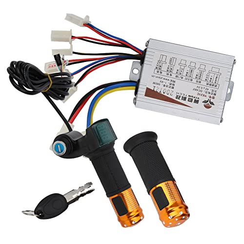 DERCLIVE Controlador de escova elétrica 48V 500W Display Digital Alça do acelerador com kit de bloqu