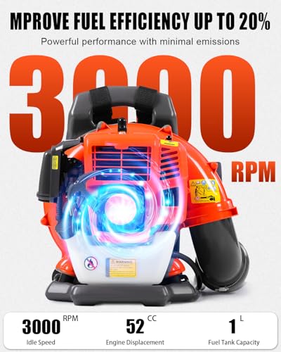 Thalorus 52cc Backpack Leaf Blower