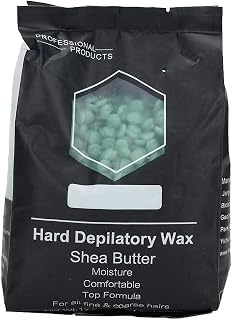 Wax Beans,Hard Wax Beans for Painless Hair Removal,500g Hair Removal Wax Bean,Body Hair Removal,Wax Bean for Face Leg Armpit (Green)