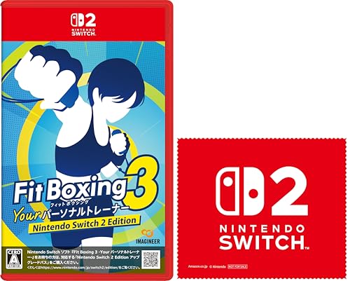 Fit Boxing 3 -Your �p�[�\�i���g���[�i�[ Nintendo Switch 2 Edition -Switch2�yAmazon.co.jp����z���T Nintendo Switch 2 ���S�f�U�C�� �}�C�N���t�@�C�o�[�N���X ����