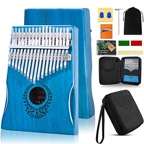 Kalimba 17 Clés Pouce Piano – Piano à Doigts Portable Mbira Sanza Instrument de Musique Professionnel avec Étui de… - Les Beatles, Paul McCartney, John Lennon, RIngo Starr, George Harrison Kalimba 17 Clés Pouce Piano - Piano à Doigts Portable Mbira Sanza Instrument de Musique Professionnel avec Étui de…