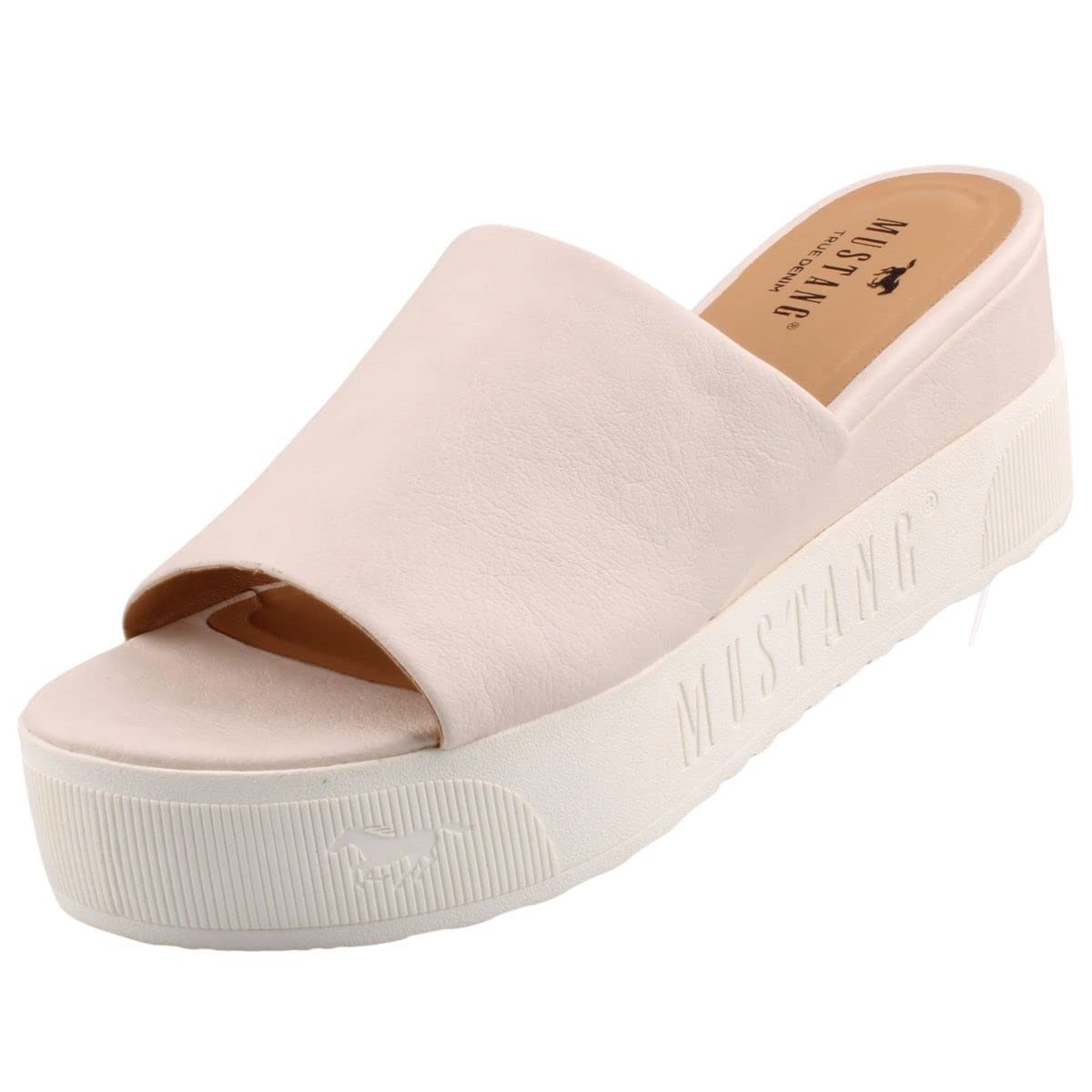 MUSTANG Women's 1459-701 Mules, Ivory, 8 UK