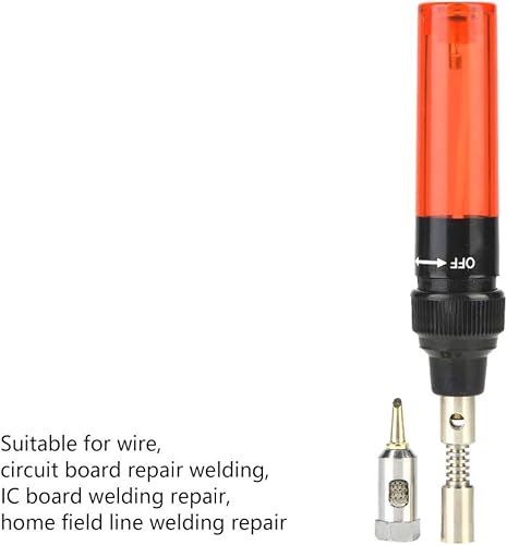 Miniatura 3 de ViaGasaFamido Soldador de butano inalámbrico MT-100 Herramienta de reparación electrónica recargable portátil estilo pluma para soldadura de placa