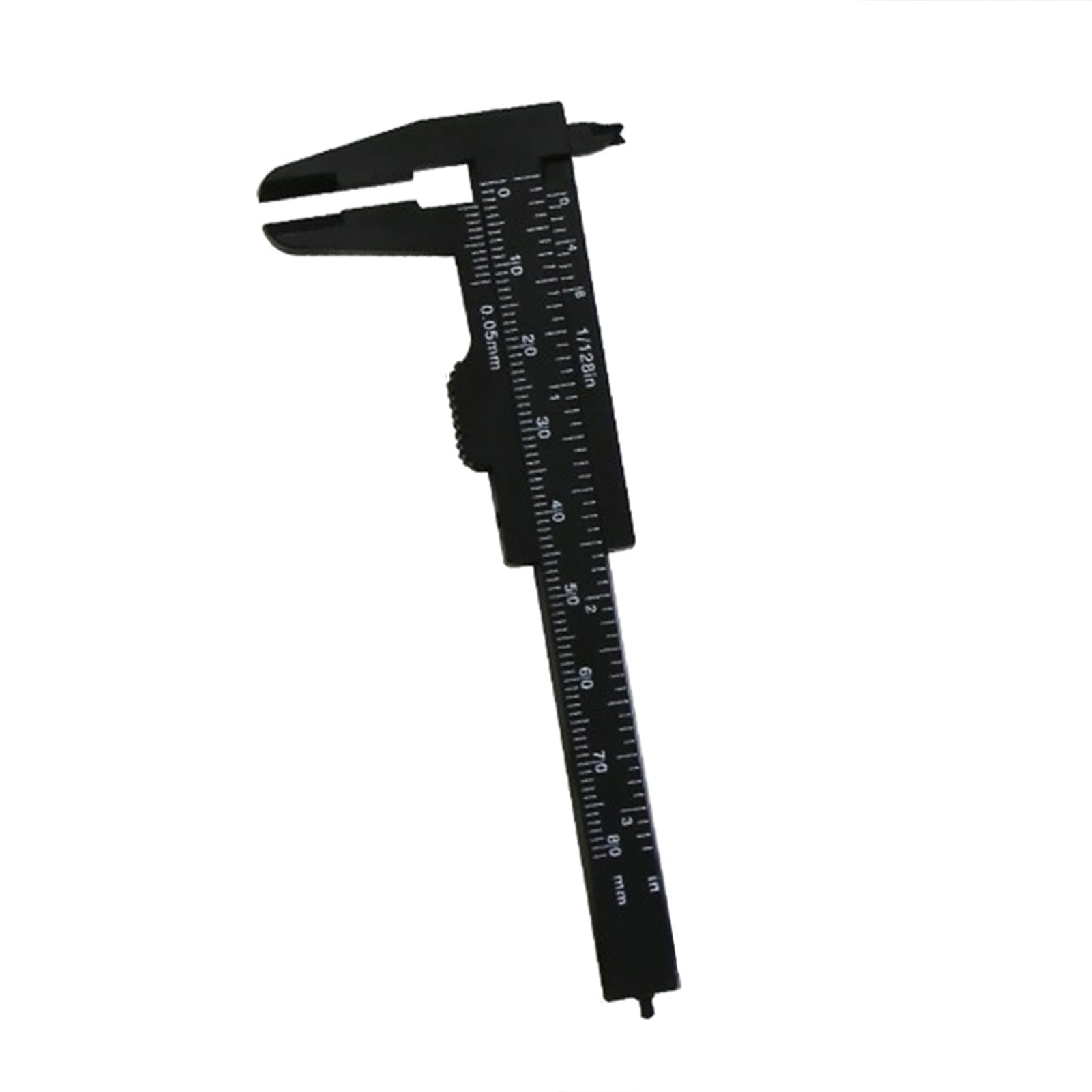 matumou 0-80mm Mini Multicolor Dual-scale Plastic Vernier Caliper Gauge Measuring Tool