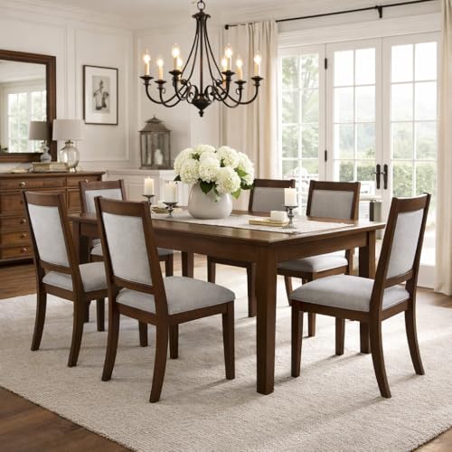 Image of HomePop Open Back Dining Chair - Gray Solid Woven (Set of 2)