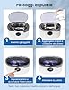 Vpcok Direct Pulitore Ultrasuoni 600ML, 50000Hz Pulitore Ultrasuoni Occhiali, 5 modalit¨¤ di Tempo Lavatrice Ultrasuoni per Pulizia Gioielli, Occhiali, Orologi, Collane, Anelli