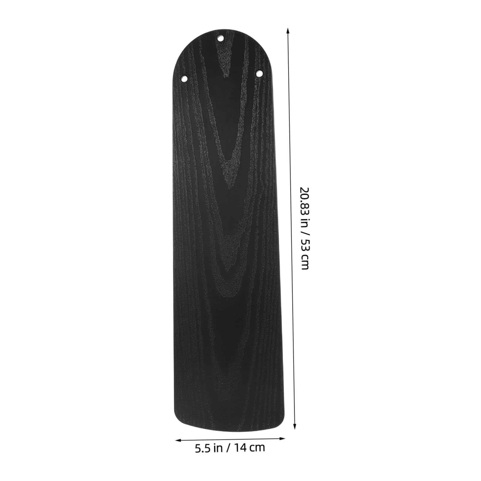 BESPORTBLE Aspas de plástico para ventilador de techo, 4 piezas, acabado imitación madera, 21 pulgadas, color negro, repuesto para ventiladores de 52 pulgadas, para varias habitaciones