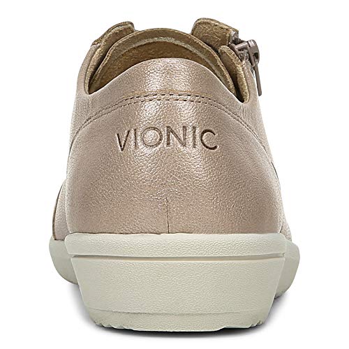 Vionic Women's Magnolia Abigail - Ladies Lace Up Flat with Concealed Orthotic Arch Support 10 Wide