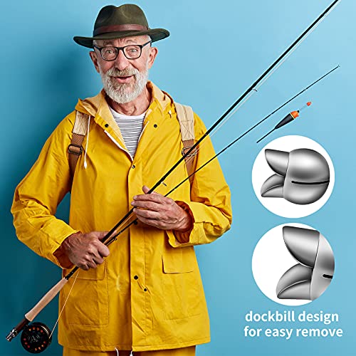 image for Gejoy Fishing Sinker Weight Kit Removable Fishing Split Shot Sinker Fi