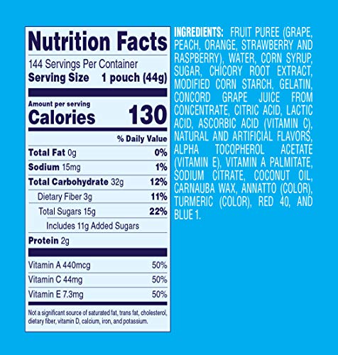 Welch's Fruit Snacks, Mixed Fruit, Gluten Free, Bulk Pack, 1.55 Oz Individual Single Serve Bags (Pack Of 144) #TOP5