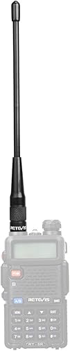 Miniatura 6 de Retevis Antena de radio SMA hembra, jamón de 7.9 pulgadas, VHFUHF 144430MHz, VSWR menos de 1.5, para Retevis RT29 RT86 RA79, compatible con Baofeng