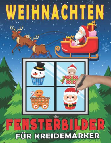Weihnachten Fensterbilder für Kreidemarker: Window Color Vorlagen für...