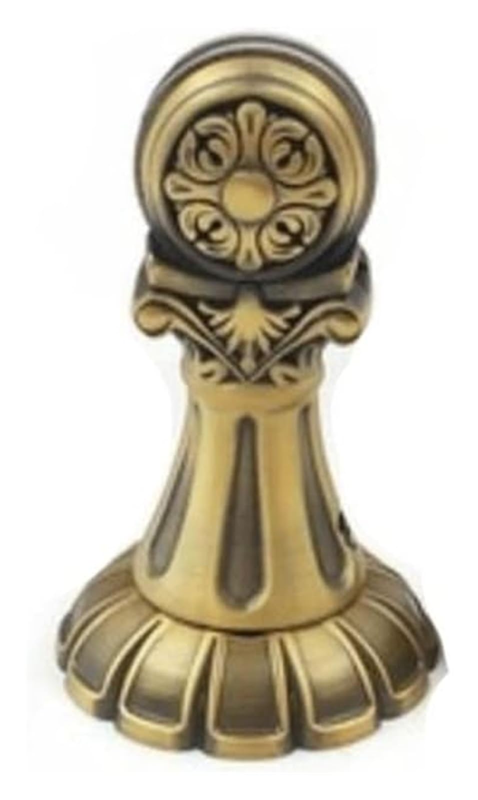 Forte aspiration magnétique pour cette butée de porte en cuivre qui stoppe les claquements