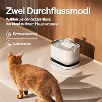 PETLIBRO Katzenbrunnen Kabellos mit Bewegungsmelder Dockstream Trinkbrunnen für Katze Kabellos, Batteriebetrieben Katzen Trinkbrunnen mit Akku 5000mAh, 23dB Ultraleise, Einfache Reinigung, BPA-frei – Ansicht 9