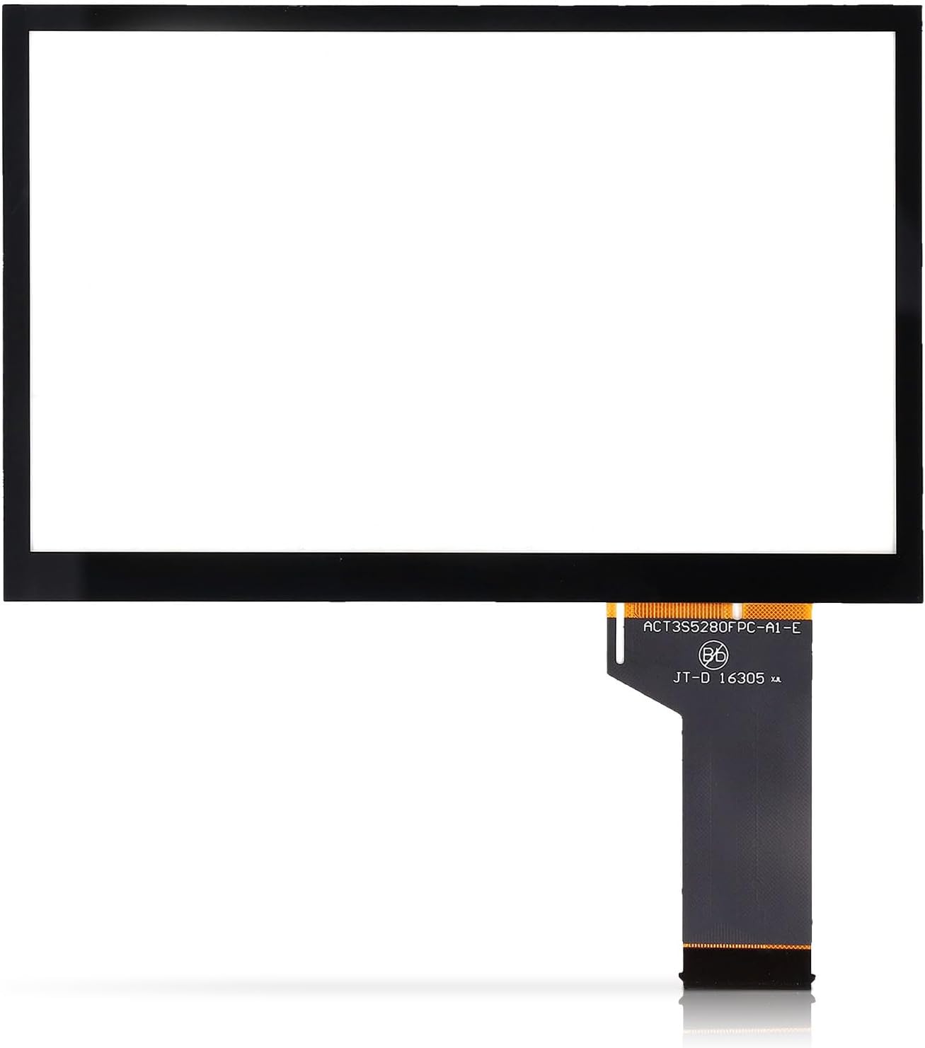 Car Touch Screen Glass, Car LCD Touch Screen Digitizer TDo‑WVGA0633F00039 CD DVD Touch Screen Digitizer Replacement for MIB