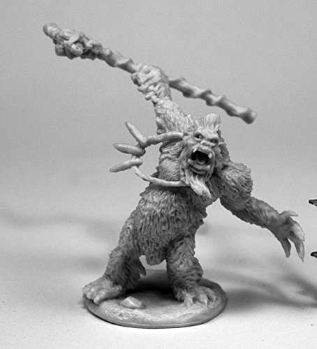 Reaper Miniatures 77433 Yeti Shaman, Bones Miniature