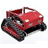 aKpJhgD 9hp Remote Control Crawler Lawn Mower, 224cc 4-Stroke Gas Powered Track Mower, 21.6