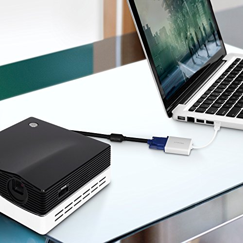 Mini DisplayPort a VGA Macally adaptador de aluminio con acabado premium resistente a interferencias 6