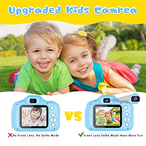 YORKOO Geschenk für 4-6 Jahre Mädchen Jungs Kinder Kamera HD 1080P Digitalkamera für Kinder Silikon Fotoapparat… – Bild 4
