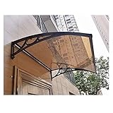 marquesinas metalicas para aparcamientos ★ Tejido de alta calidad: tablero de resistencia para PC, anti-ultravioleta, transmitancia de luz 88%, ayuda a reducir el calor del sol y a reducir la temperatura interior