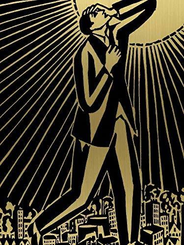 Frans Masereel Wall Art. Wall Decor, Metal Artwork. A Groundbreaking New Way to Display Your Preferred Art on Brass or Copper. Restaurant, Home Decor, Poster, Man Cave