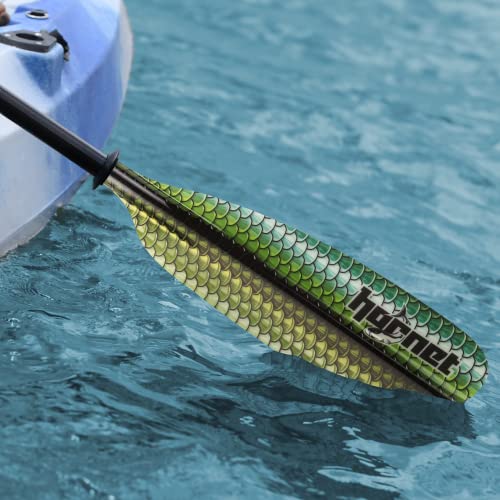 Image of Hornet Watersports Fiberglass Kayak Paddle for Adults- Ideal for Touring, Fishing and Boating- 90.5 inches / 230CM Adjustable with Carbon Fiber Shaft- Kayak Oars Kayaking Equipment