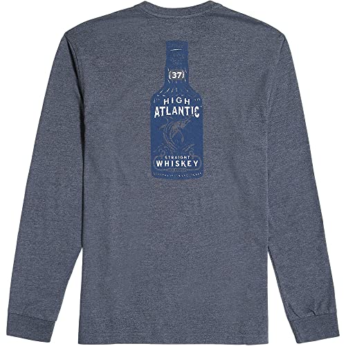 IZOD Mens High Atlantic Screen Print Long Sleeve Tee XX-Large Charcoal Heather3