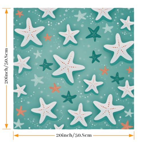 Servilletas de tela Starfish set 6 50.5x50.5 cm miniatura 2