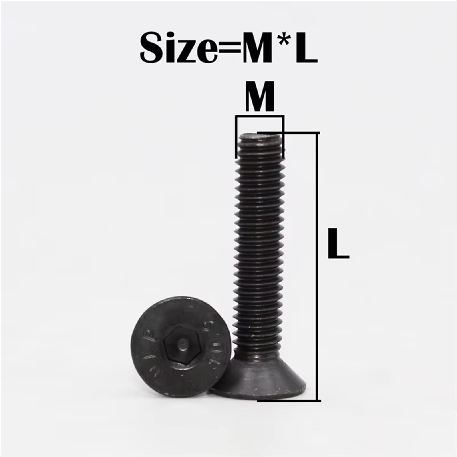 Kompatibel Mit M2 M3 M4 Für M5 M6 Innensechskant-Flachkopfschrauben Und Muttern, Zubehör Aus Schwarzem Stahl Der Güteklasse 10.9(480pcs M3M4M5)