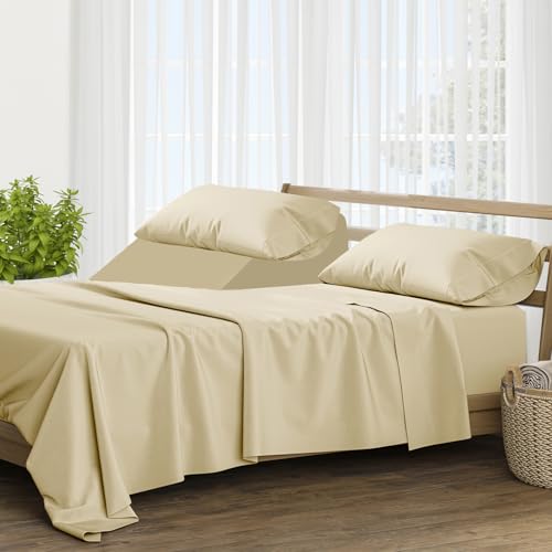 Mayfair Linen Egyptian Cotton Split King Sheets Set, 1000 TC