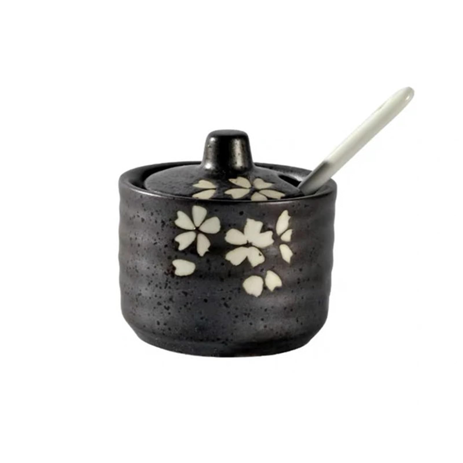 WSQHAO 3Pcs Ceramic Seasoning Bottle for Condiment