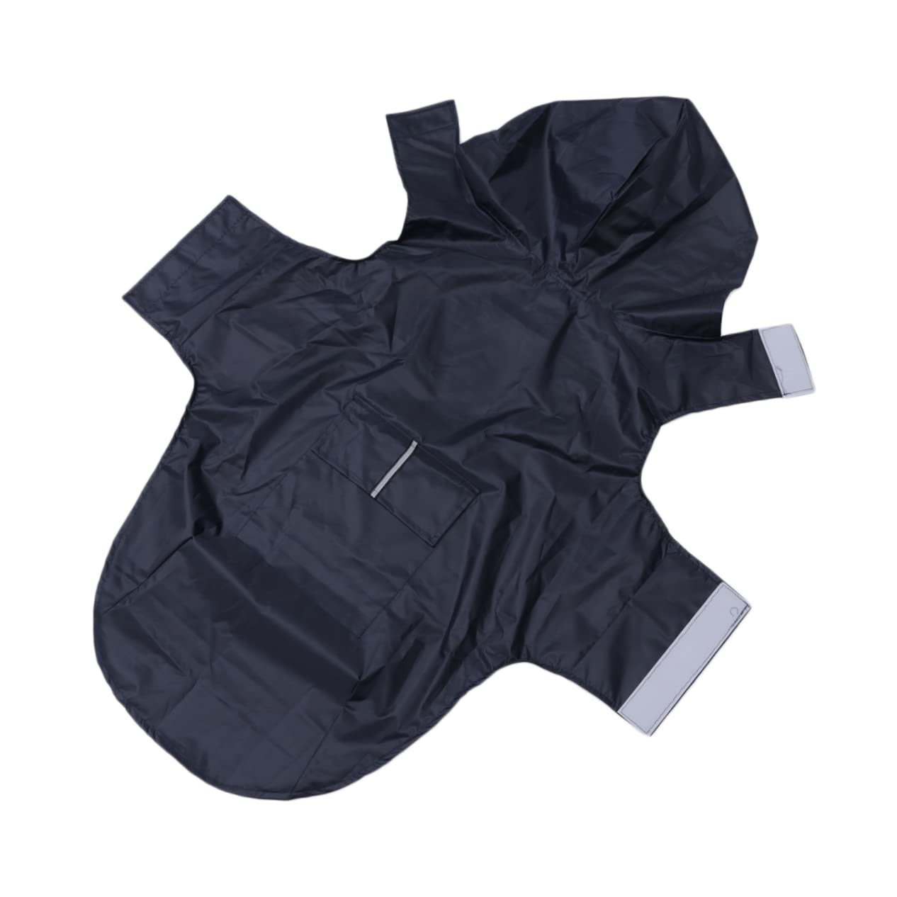 SUPVOX 3pezzi Cappotto Riflettente Per Cani Con Cappuccio Abbigliamento Per Animali Domestici Protezione Completa Colore Nero