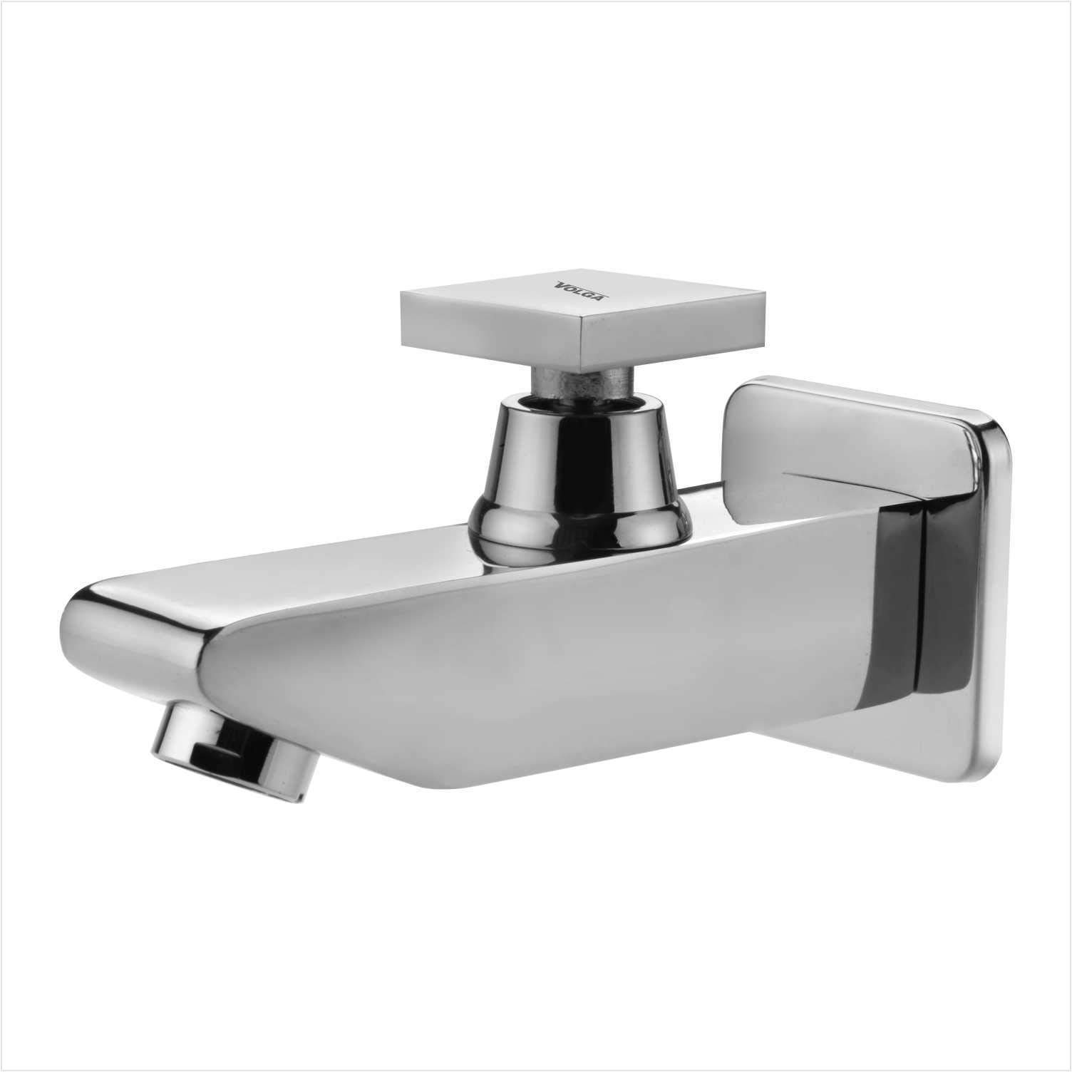 Volga Cu4 Cubix Foamflow Long Body with Chrome Finish (Chrome,Brass)