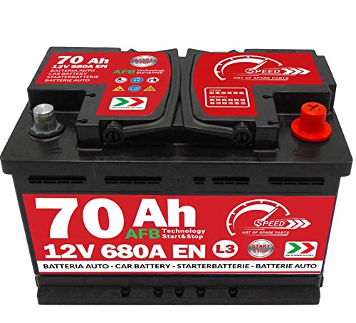 BATTERIA AUTO SPEED L3 AFB Technology - 70AH 680A