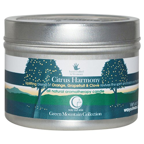 Way Out Wax, All Natural Aromatherapy Candle, Citrus Harmony, 3 oz (85 g)(pack of 2)